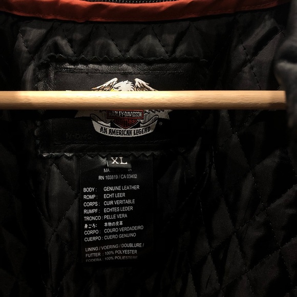 harley davidson leather jacket - Picture 3 of 6
